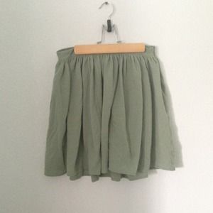 American Apparel Piqué Full Woven Skirt M/L