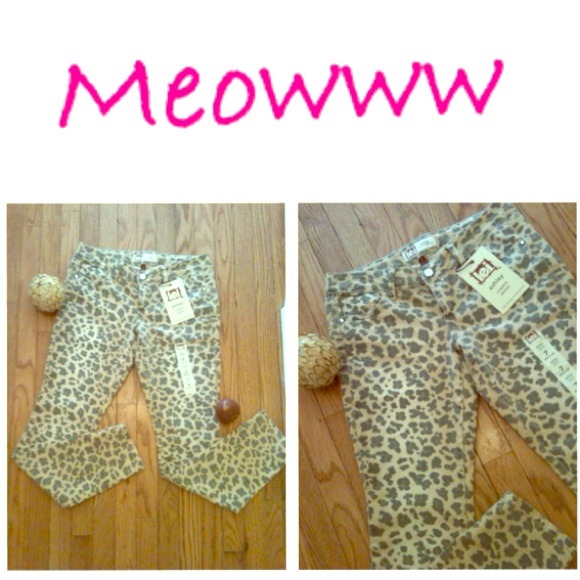 ❤LEI Cheetah Skinnys❤