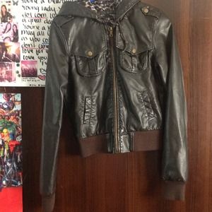 Dark Brown leather jacket
