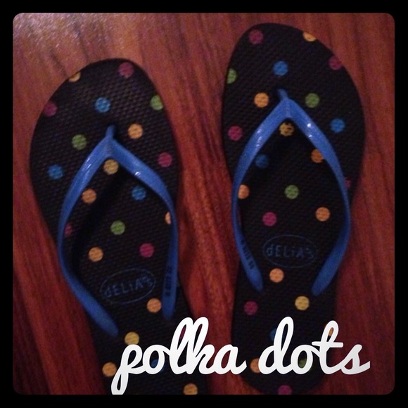 🙅No longer available! Polka-dot Flip-flops