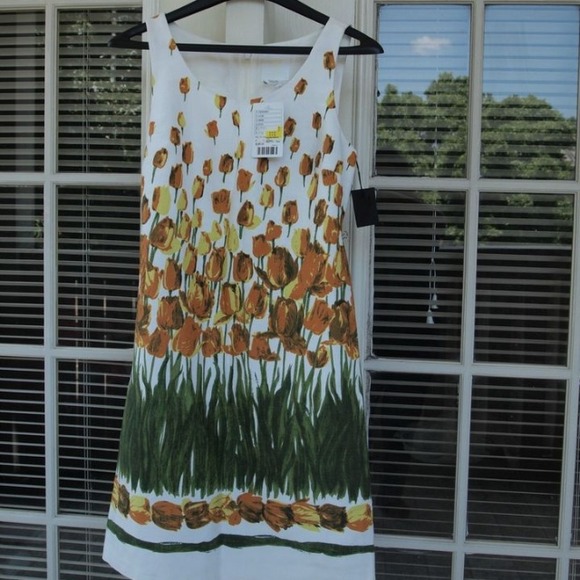 ANTHROPOLOGIE AnnaSui Dress Perennial Blooms Shift