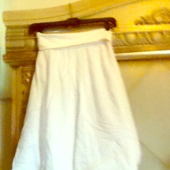 White skirt