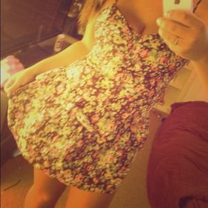 Floral patterned summer dress