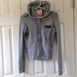 ❌SOLD❌ Victoria's Secret PINK zip up hoodie