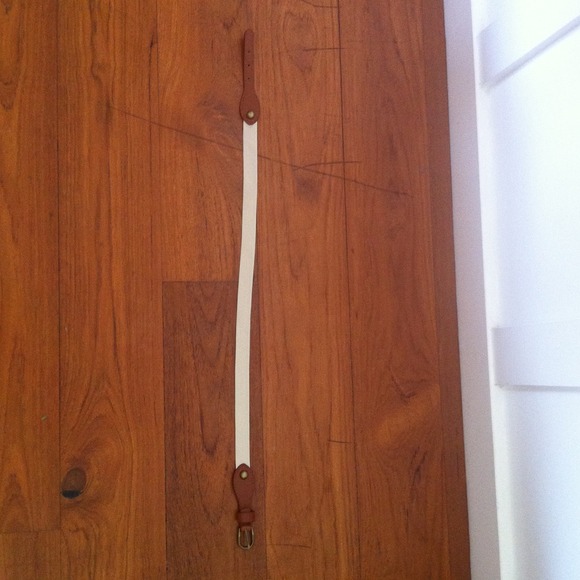 Elastic and leather belt