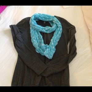 Delia's dark grey sweater