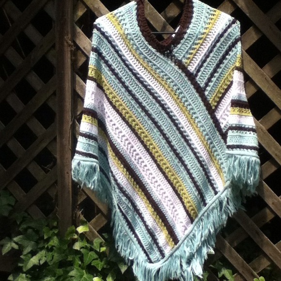 🚫Sold (eBay)🚫Crocheted Poncho