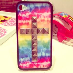 Iphone 4/4s case tie dye