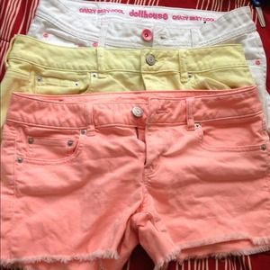 Lot of 3 Multicolor shorts