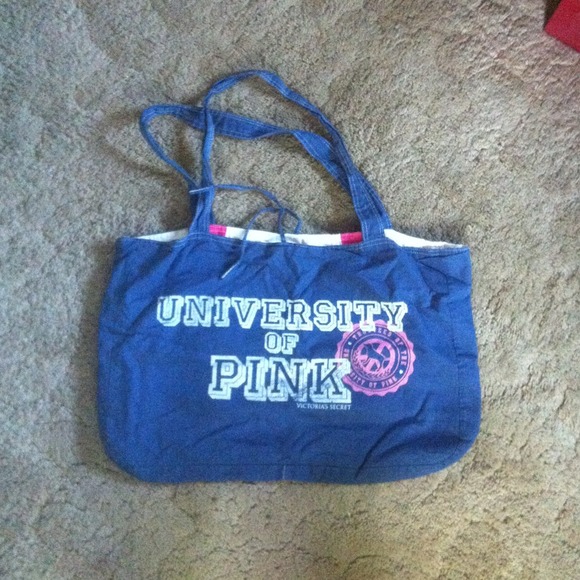 Victoria's Secret Handbags - Gorgeous University of PINK Reversable Tote!