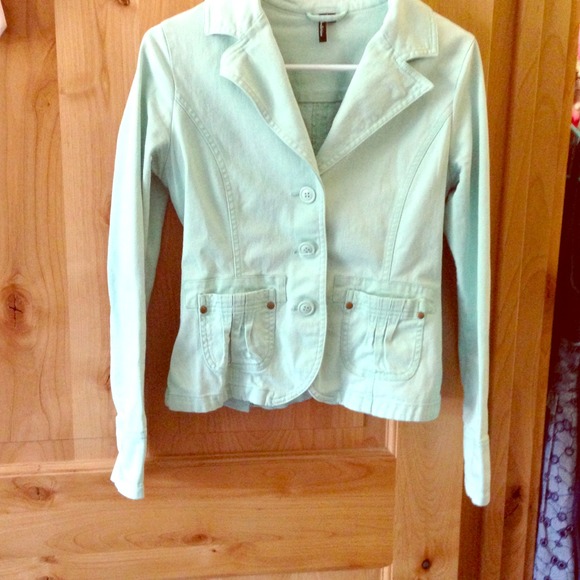 🔴SOLD vintage blazer teal
