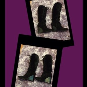 🚫SOLD🚫Colin Stuart Faux Fur Boots