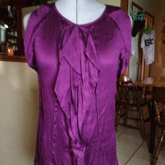 DVF sleeveless silk blouse