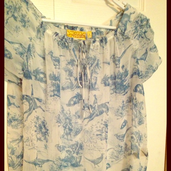 Sheer peasant top - Picture 1 of 1