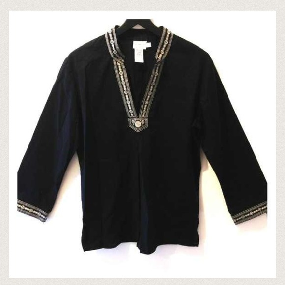 ❌Bundled❌ Calvin Klein Black Blouse Top - Picture 4 of 4