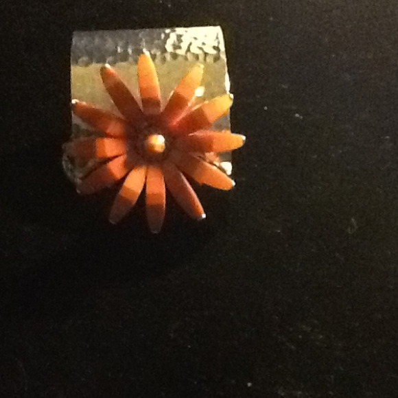 Bracelet with orange flower