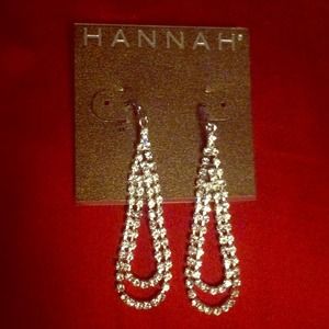 Beautiful hanging tear drop earrings