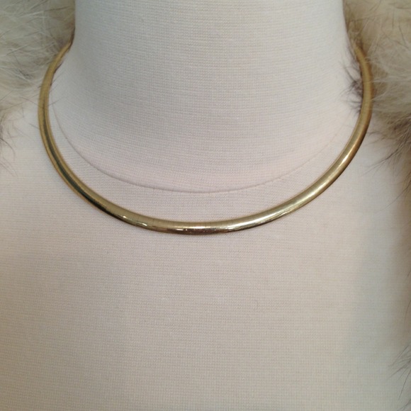14K solid Italian gold dome Omega necklace $199