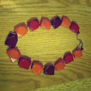 Fall colors necklace!