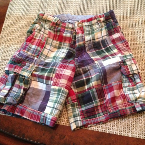 Jcrew crewcuts plaid shorts