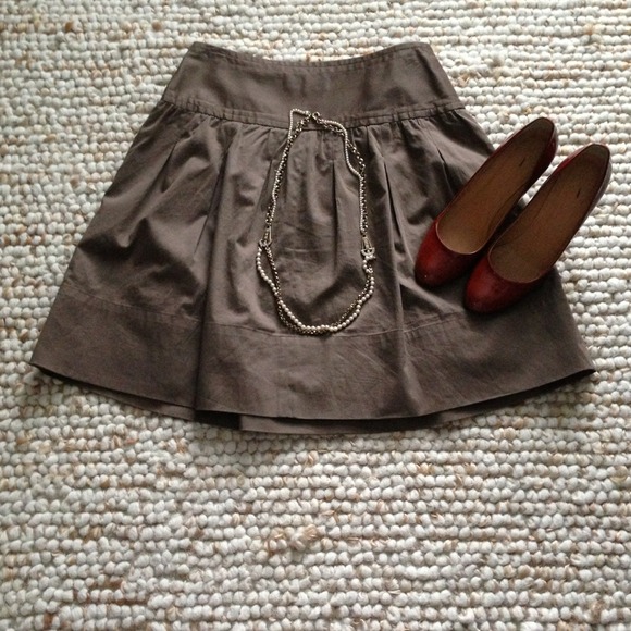 BCBG bronze tulip skirt