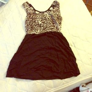 Cheetah print / black Dress