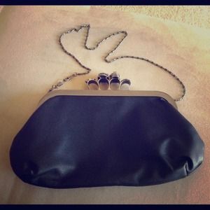 Brand new black purse with gothic accent