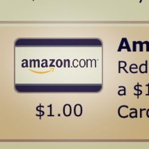 Amazon 1.00 gift card