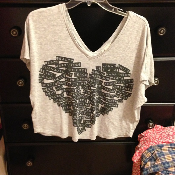 v neck forever 21 top