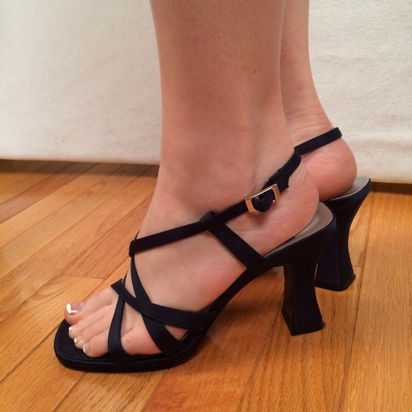 Navy Blue Evening Shoe