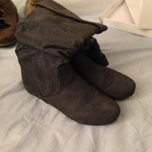 Grey Boots