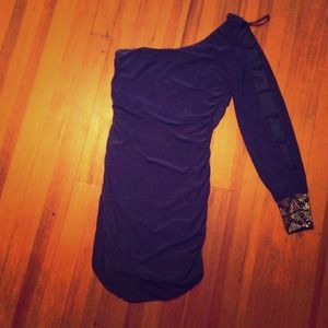 Blue club dress