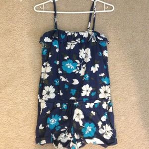 Floral romper.