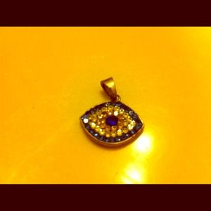 Evil 👀eye 👀silver pendant🎀💞