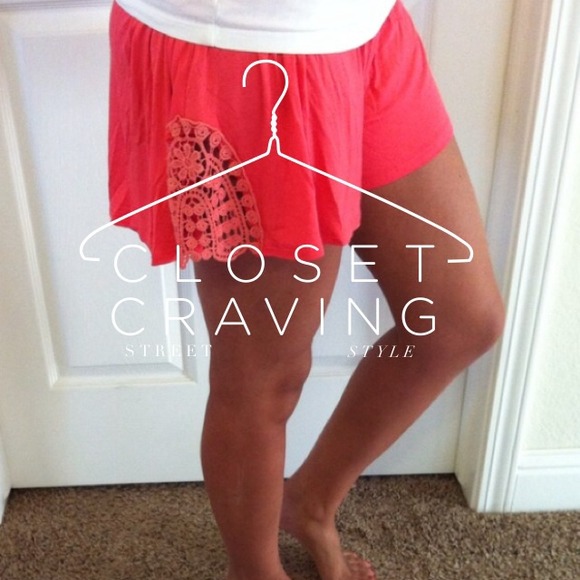 Pants - NWOT Bright Pink Shorts