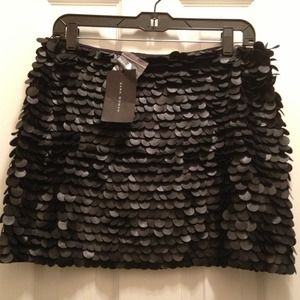 SOLD! Über fab black flapper mini from Zara. NWT.