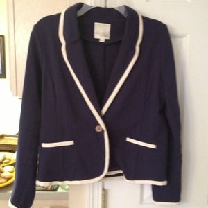 Olive and oak cottion blazer