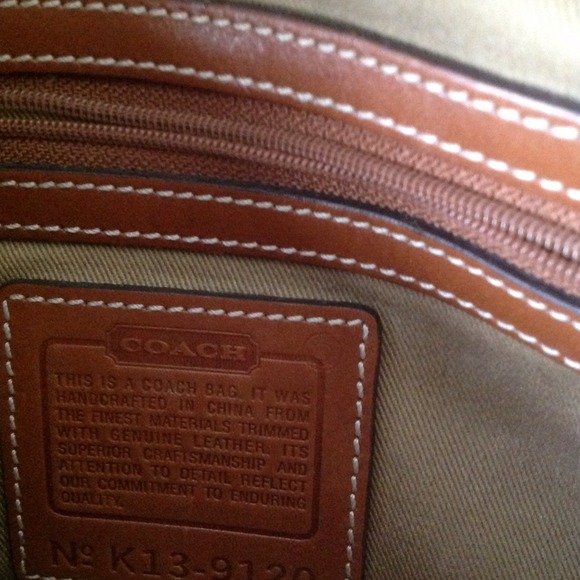 SOLD!! Authentic Coach Purse - Picture 3 of 3