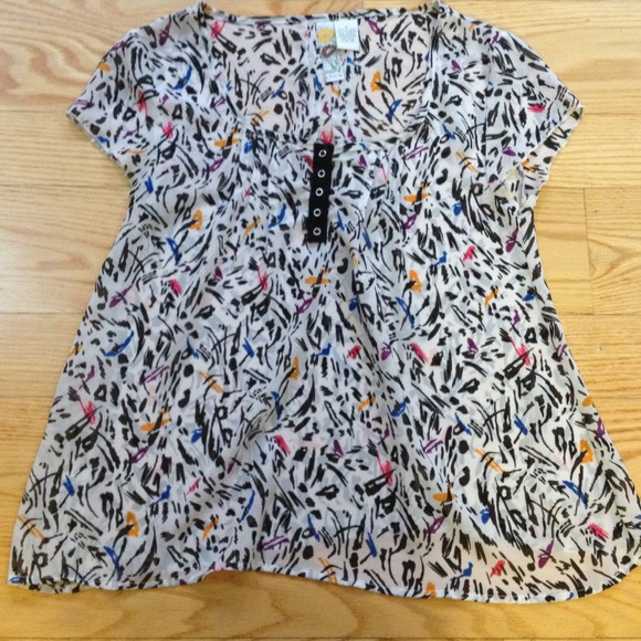 Chiffon Top Nordstrom - Picture 2 of 4