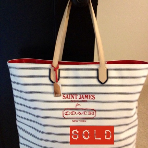SOLDCoach Saint James NWT Tote Bag 23478 RARE