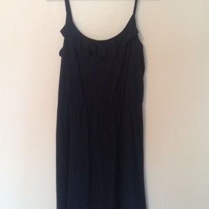 Black LOFT jersey knit dress