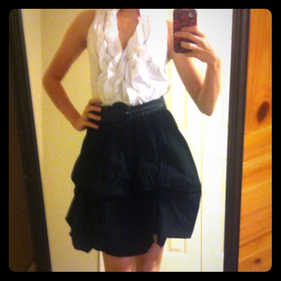 Black and white dress. Never worn but has no tags.