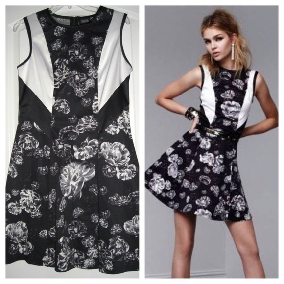 Prabal Gurung for TGT Black Floral Dress sz 4