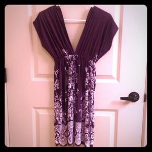 NWT Purple Floral/Paisley print dress