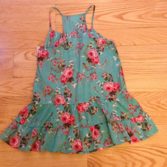 Turquoise Woven Tank - Picture 3 of 4