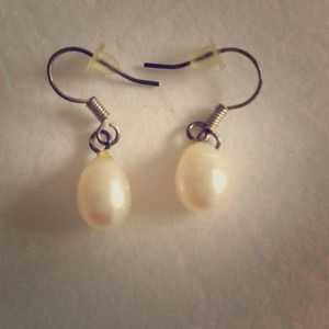 Pearl earrings