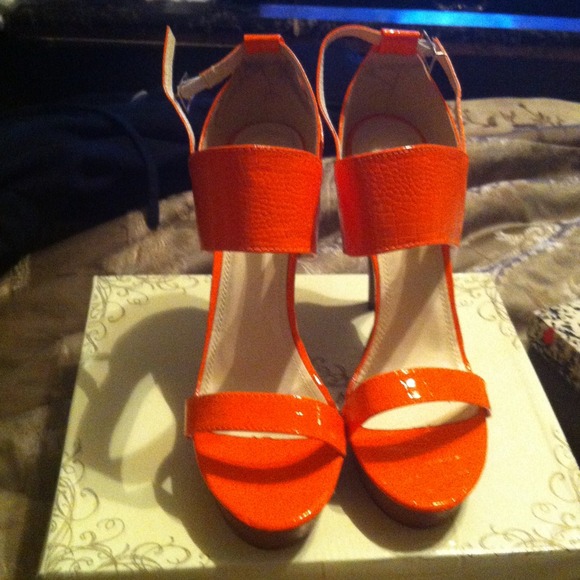 Orange heels