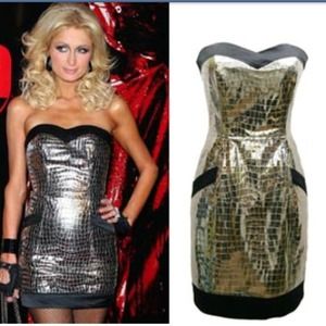 *REDUCED Voom python dress as seen on Paris Hilton
