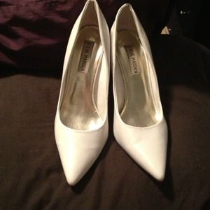 White pumps