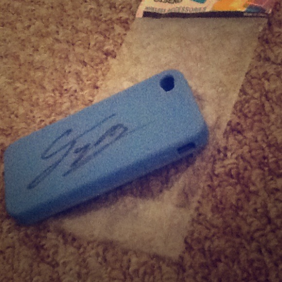 Autographed case! Rubber iPhone 4/4s - Picture 1 of 1